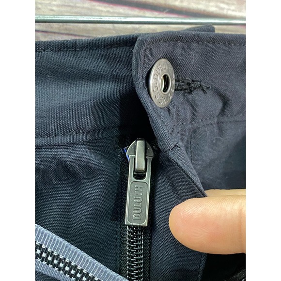 Duluth Trading Company Work Shorts Built in Belt Nylon Zip Pocket Black 2XL - Picture 10 of 10